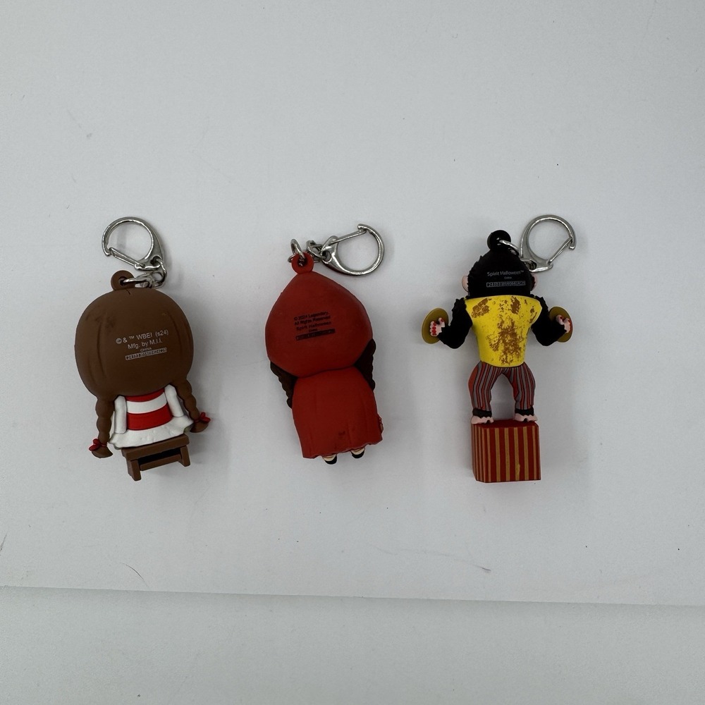 Halloween Figural Bag Clip Keychain Lot Spirit Monty Annabelle Laurie Horror - Picture 4 of 9
